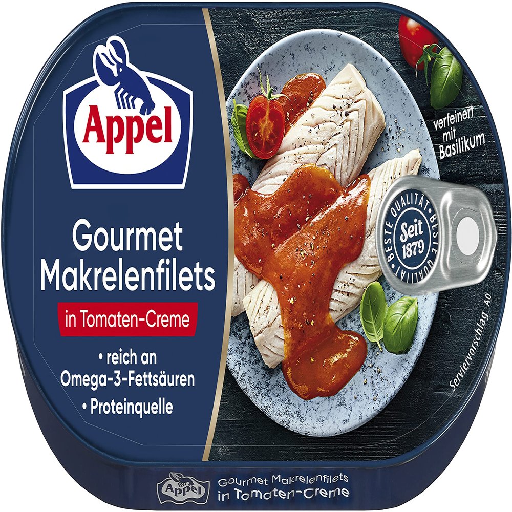 Appel Makrel Fillets in Tomato Cream Sauce 200g