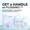 The AutoFlosser Threader Dental Floss Handle Kit - Dentist Designed Manual Flosser with Ergonomic Handle for Implants, Bridges, Braces & Bonded Retainers - Starter Kit with Stiff & Thin Glide Floss view 4