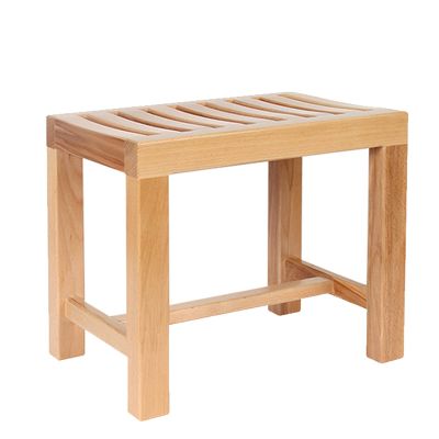 WL-ZZZ Waterproof Shower Stool for Adult Shower Seat Bench Wood Bench for Bathroom Multi Purpose Step Stool,Shower Chair, Tub Bench,Spa Bathing/Change Shoes Stool (Color : B, Size : 422835 cm)