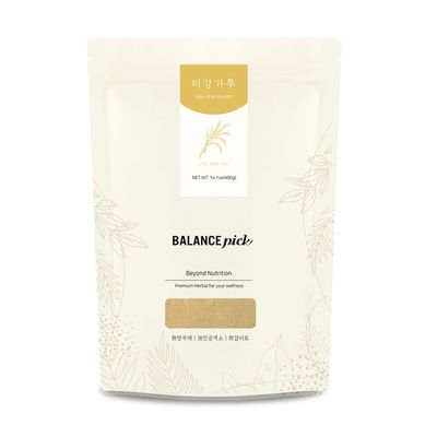 Balance Pick Natural Rice Bran Powder 14.01oz(400g) - Product of Korea //