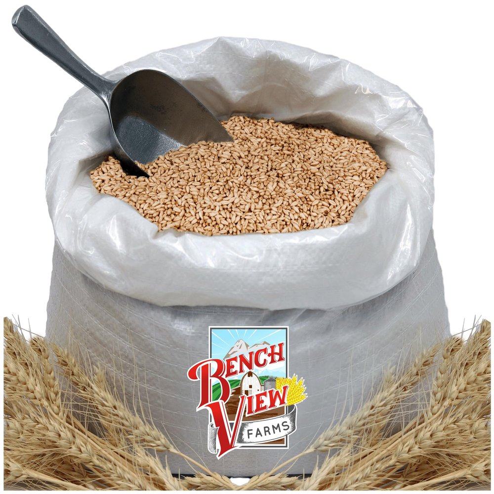 Organic Soft White Wheat Berries - 24lbs