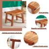 WL-ZZZ Wood Waterproof Shower/Bath Stools Shower Seat Bench | Elderly/Disabled Bathroom 2 Tiers Stool for Shower Anti-Slip Multi Purpose Step Stool Spa Bathing Chair (Size : 41.527.533.5 cm) view 4