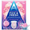 Astonish Foaming Pink Peony Toilet Bowl Cleaner - Deep Cleaning Limescale, Calcium & Rust - No Bottle, Removes Hard Stains - Box of 8 Tablets view 1