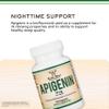 Apigenin Supplement - 50mg per Capsule, 120 Count (Powerful Bioflavonoid Found in Chamomile Tea for Relaxation, Sleep, and Mood) Senolytic Flavonols for Aging (Gluten Free) by Double Wood view 4