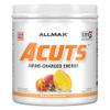 AMINOCUTS (ACUTS), Amino-Charged Energy Drink with Taurine, L-Carnitine, Green Coffee Bean Extract, Peach Mango, 210 g - 30 Servings view 1