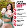 AMINOCUTS (ACUTS), Amino-Charged Energy Drink with Taurine, L-Carnitine, Green Coffee Bean Extract, Peach Mango, 210 g - 30 Servings view 4