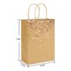 YAYA2021-SHOP Sturdy Storage Box 10pcs Kraft Paper Bags Snowman Bags with Handle Cookie Packaging Bags Wedding Party Favor Boxes for Christmas, Halloween, Graduations, Weddings view 2