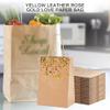 YAYA2021-SHOP Sturdy Storage Box 10pcs Kraft Paper Bags Snowman Bags with Handle Cookie Packaging Bags Wedding Party Favor Boxes for Christmas, Halloween, Graduations, Weddings view 4