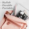 MoKo Double Eyeglass Case, Contact Lens Case with Mirror Tweezers Remover, 2 in 1 Double Sided Portable Contact Lens Box Holder Container Soak Storage Kit Sunglasses Pouch for Men & Women view 3