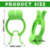 24 Pieces Nose Clips Nose Bleed Stopper Plastic Nose Clip Nose Pincher Nasal Clip Kit for Snoring Stop Accidental or Emergency Condition Swimming (Green, Blue) view 2