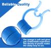 24 Pieces Nose Clips Nose Bleed Stopper Plastic Nose Clip Nose Pincher Nasal Clip Kit for Snoring Stop Accidental or Emergency Condition Swimming (Green, Blue) view 3