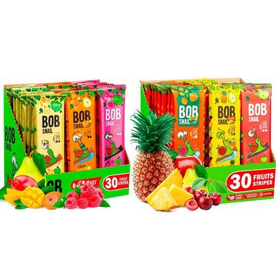 BOB SNAIL Healthy Fruit Snacks for Adults & Kids