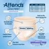 Attends Healthcare Products 39123100 White Extra Large Discreet Adult Heavy Absorbent Underwear - Pack of 16 view 4