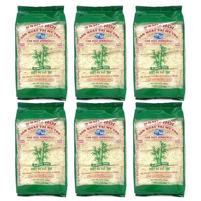 Bamboo Tree Fine Rice Vermicelli 340g (Pack of 6)