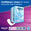 Attends Confidence Discreet Liners (28 Pack) - Adult Disposable Light-Absorbent Bladder Control Pad Liners, 6 in. view 2
