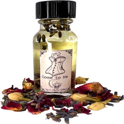 Come to Me Conjure Intention Oil .5 Oz Bottle Pagan Wicca Herbs & Essential Oil Infused Spiritual Manifest Romance Fall in Love of Your Life Attraction Affection Attention Boyfriend Husband
