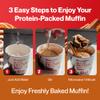 Bootylicious | 25g Protein Muffin | Cinnamon Bun | Low Carb, 16g Fiber, Low Glycimic Index, Low Sugar, 2.54oz Cup, 12-Pack view 4
