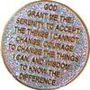 11 Year AA Medallion Reflex Birthday Funfetti Silver Glitter Gold Plated Color Chip view 2