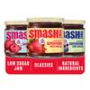 Smash Foods Jam Variety 3-Pack Classics | No Sugar Added, Naturally Sweet Jelly | Keto Friendly, Low Calorie, Low Carb | Non GMO, Upcycled, Vegan, Plant Based, Paleo | Strawberry, Raspberry, Blueberry view 1