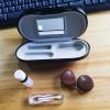 MUDOR 2 in 1 Contact Lens & Glasses Case, Double Sided Travel Kit with Remover Tool, Tweezers, Dual Use Design (Black) view 4
