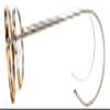 Sunglass Museum Round Reading Glasses With Cable Temples (Tortoiseshell and Gold, 2.50) view 3