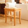 WL-ZZZ Shower Stools for Bathroom Wooden Non-Slip 2 Tiers Sauna Spa Bench Wood Stool Bath Stool for Elderly Disabled Bathing Seat Bench with Storage Shelf, Max 250kg view 1