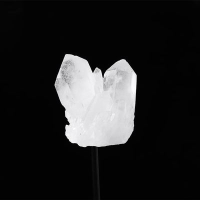 HXSCOO 1PC Natural Raw Quartz Clear Crystal Cluster Healing Stones Crystal Point Specimen Table Support Accessories (Color : Clear Quartz)