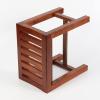 WL-ZZZ Square Shower/Bath Stools | Wooden Bathroom Anti-Slip Bath Chairs for Elderly | Spa Bathing Seat Bench | Shaving Foot Rest StoolStorage Shelf for Shampoo Towel view 4