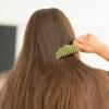 1pc Natural Jade Hair Comb for Women Lightweight Massage Tool for All Hair Birthday Present Smooth Surface for Easy Handling view 2