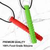 Seeway Mace Chew Necklace for Sensory Kids, Silicone Autism Chew Toys, Oral Motor Chewy Necklace Sensory for Chewing, ADHD, Biting or Special Needs (6 Pack) view 3