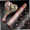NUOBESTY 2. 5 Mil Christmas Clear Cellophane Wrap Roll|3000cm Long X 40cm Wide|Christmas Designs for, Baskets, Candys, Crafts, Treats, Wrapping view 1
