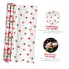NUOBESTY 2. 5 Mil Christmas Clear Cellophane Wrap Roll|3000cm Long X 40cm Wide|Christmas Designs for, Baskets, Candys, Crafts, Treats, Wrapping view 3