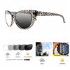 bestsight1936 Women's Cat Eye Gray Tortoise UV400 Auto Gray Lens Reading Glass view 3