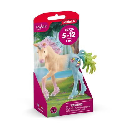 SCHLEICH Einhorn 70724 bayala Marshmallow Unicorn Foal Figurine, Multicoloured