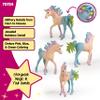 SCHLEICH Einhorn 70724 bayala Marshmallow Unicorn Foal Figurine, Multicoloured view 2