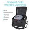Vive Travel Bag for Ice Therapy Machine - Fits Polar Active, Ossur Cold Rush, Nehoo, More - Travel Storage for After Surgery view 3