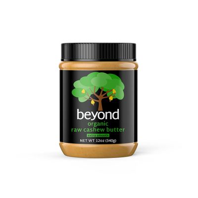 Beyond Organic Creamy Smooth Raw All Natural Cashew Butter 12OZ
