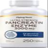 Piping Rock Pancreatin Digestive Enzymes | 250 Caplets | Ultra Strength | Non-GMO, Gluten Free Supplement view 1
