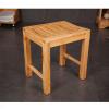 WL-ZZZ Shower/Bathing Stools Wooden Bath Seat Bench for Bathroom Curved Design Waterproof Bathtub Spa Chair for Elderly Disabled Anti-Slip, 250kg Capacity, High 45cm view 4