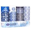 Car Round Canned Tissue Box Cup Holder Facial Tissues,Cylinder Tube Face Towel,4 Canister 3-Ply Car Napkins for Travel Tissue Bulk Fit Home,Office,School by CLOVER view 1