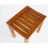 WL-ZZZ Wooden Shower/Bathing Stools Waterproof Bathroom Stool for Elderly Bath Chair | Anti-Slip Wood Seat Bench for Bathtub Sauna Curved Design 250KG Capacity view 4