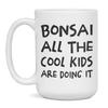 Bonsai lover mug, gift for Bonsai, 15-Ounce White view 1