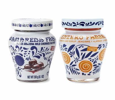 Amarena Fabbri Wild Cherries in syrup and Fabbri Ginger in syrup COMBO, 8oz