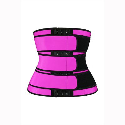 XMSM S-6XL Corsets Lumbar Brace Waist Trainer for Women& Men Compression Waist Cincher Body Shaper Postpartum Abdomen Belt (Color : Rose red, Size : 5X-Large)