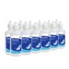 Oculus Curae Aqua Naina Saline Solution  Preservative-Free Sterile Rinse for Soft, Hard & Gas Permeable Contact Lenses  Unisol 4 Alternative  Travel-Friendly 12 x 4 fl Oz Bottles view 1