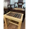 WL-ZZZ Square Shower Seat Bench Wooden Bath Chair for Bathroom | Bathing Stool with Non-Slip Feets for Indoor and Outdoor Perfect for Elderly Disabled Use view 2