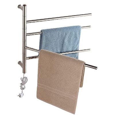 JW-YZWJ Intelligent Constant Temperature Electric Heating Towel Rack 304 Stainless Steel Bathroom Towel Rack,Hard Wired