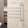 JW-YZWJ Intelligent Constant Temperature Electric Heating Towel Rack 304 Stainless Steel Bathroom Towel Rack,Hard Wired view 2
