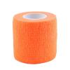 5 Rolls Self Adherent Cohesive Wrap Bandages,Elastic Self Adhesive Tape for Sports, Wrist, Ankle,First Aid Tape Finger Joints (Fluorescent Orange) view 1