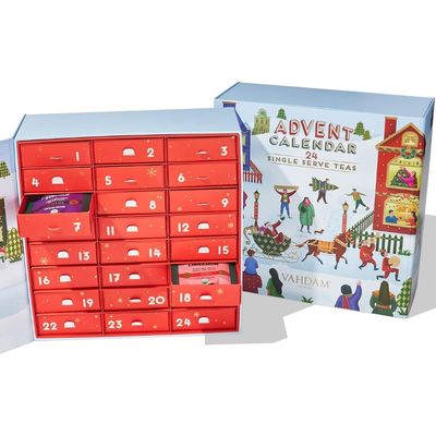 VAHDAM, Advent Calendar 2026 Tea Bags (240g/8.47oz) Limited Edition Holiday Gift Box - 24 Flavors, 5 Each | Christmas Advent Calendar 2026 for Adults | Advent Calendar 2026 Adult Women and Men